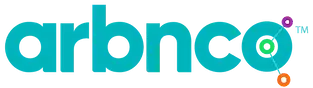 Colourful Arbnco logo with modern design